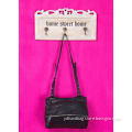 Latest Wholesale Fashion Ladies black leather bag